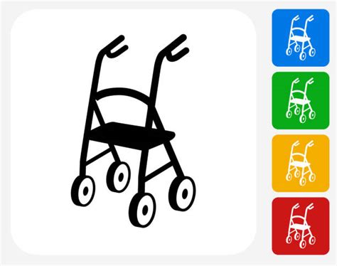 Mobility Walker Clip Art, Vector Images & Illustrations - iStock