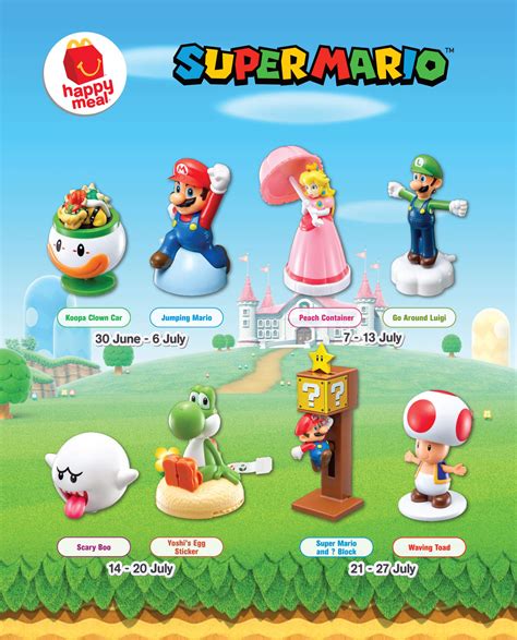 McDonald’s Happy Meal Toys Super Mario – Peach Parasol – Kids Time