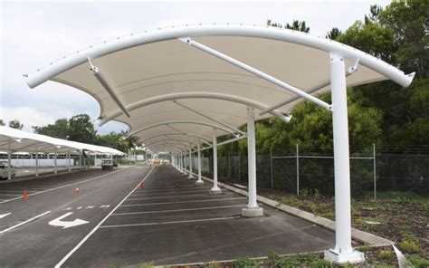 Car Parking Tensile Structures - Shade Sails @ Factory Price