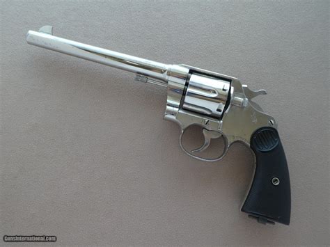 1923 Colt New Service Revolver .45 Long Colt w/ Factory Nickel Finish SOLD