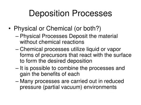 PPT - The Deposition Process PowerPoint Presentation - ID:7046076