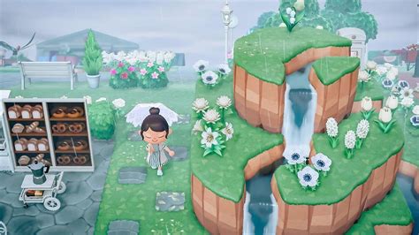 ACNH Waterfall and Fountain Entrance Animal crossing, Animal crossing ...