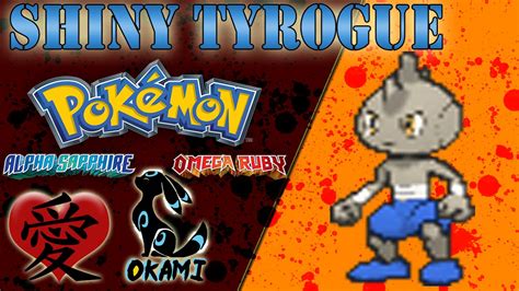 Shiny Tyrogue Pokémon ORAS/ROZA ★DexNav 71★2 Shinys 1 Día - YouTube