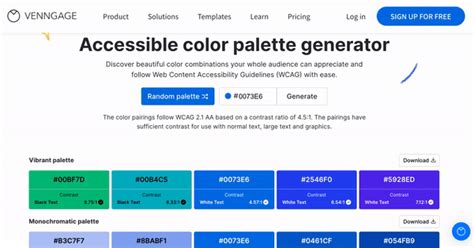 Creating an accessible color palette – Venngage Knowledge Base