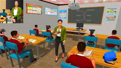 School Teacher Simulator - Virtual School Life Game - YouTube