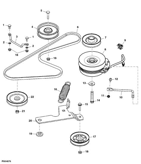 Z665 - MOWER, FRONT Pulleys / Drive Belt ( - 130000) EPC John Deere 03M7184 CCE online :: AVS.Parts