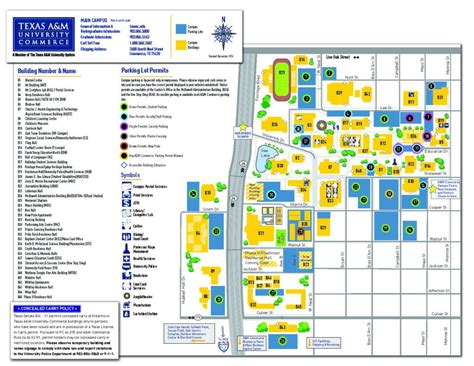 Texas A M Campus Map | US States Map