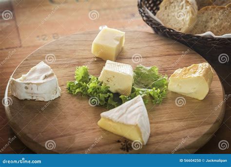 Mixed French Cheese Platter with Bread Stock Photo - Image of french, europe: 56604250