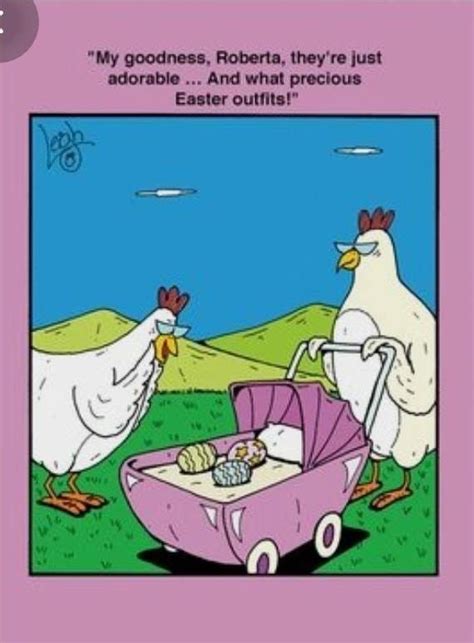 Pin by CELE ROSENBERG on SMILE in 2020 | Holiday cartoon, Easter humor, Easter outfit