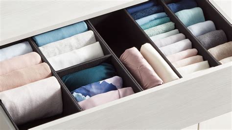 How to Fold Clothes for Organized Dresser Drawers | The Container Store