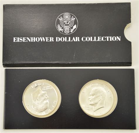 SILVER Coin Set Eisenhower Dollar Collection Historic US Collection - Includes SILVER | Property ...