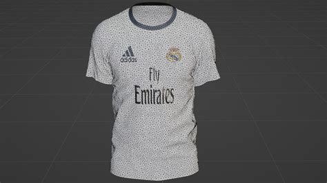 Real Madrid jersey model - TurboSquid 2127852