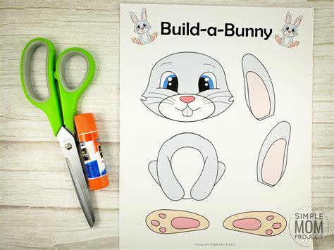 Create a Cute Bunny Craft with our Free Printable Template