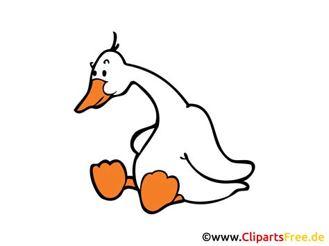 Goose Clip Art, Image, Pic, Comic, Cartoon