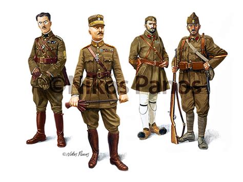 HELLENIC (GREEK) ARMY UNIFORMS, 1915-1924 on Behance