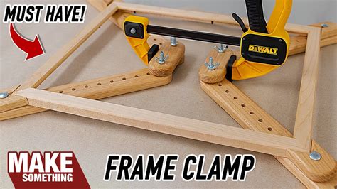 How to make a picture frame clamping jig. - YouTube