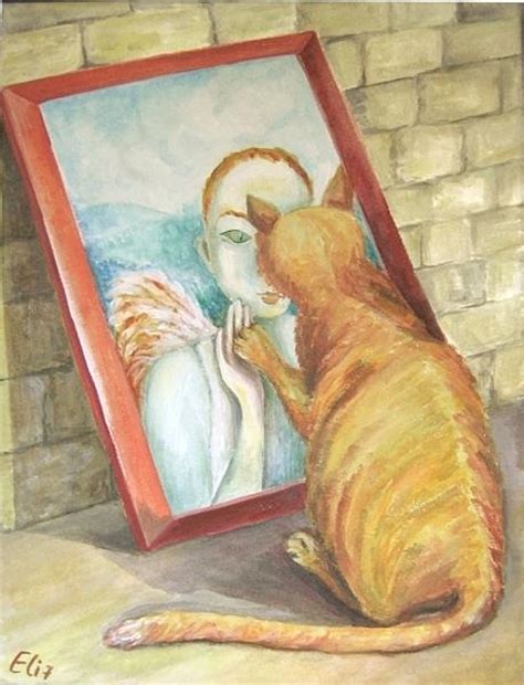 True Mirror Painting by Elisheva Nesis