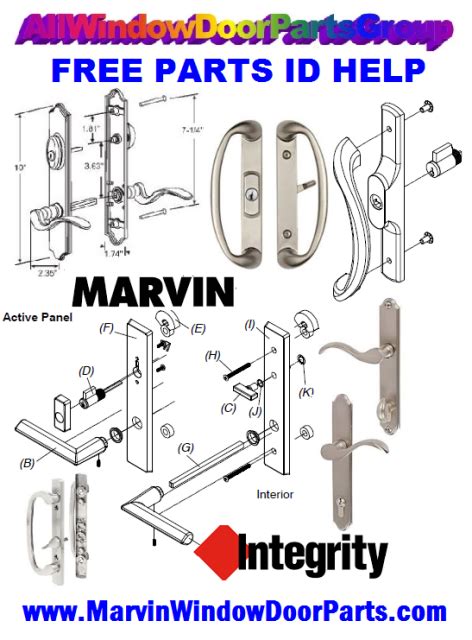 Marvin Patio Door Replacement Hardware | All Window Door Parts Group