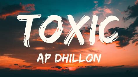 TOXIC (Lyrics w/ english translation) - AP DHILLON | INTENSE - YouTube