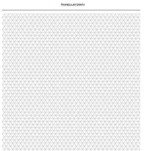 Triangular Graph Paper Template » The Spreadsheet Page