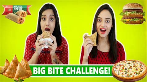 One Bite Challenge | Big Bite Food Challenge | Life Shots - YouTube