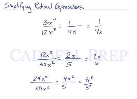 Simplifying And Solving Rational Expressions Equations - Tessshebaylo