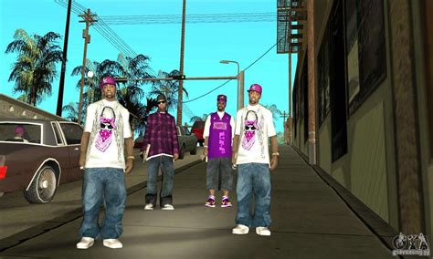 Replace all skins East Side Ballas for GTA San Andreas