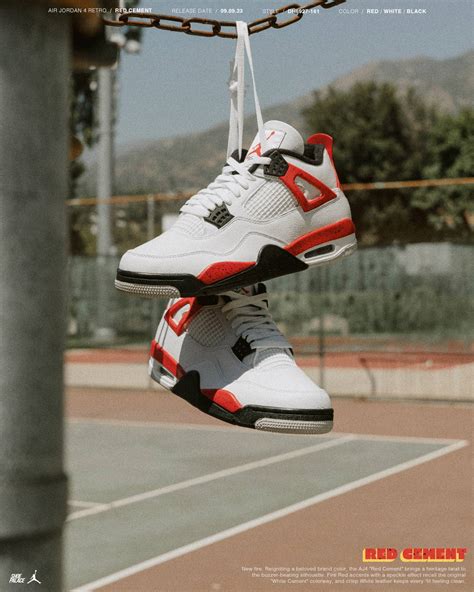 The Air Jordan 4 Red Cement | Shoe Palace Blog