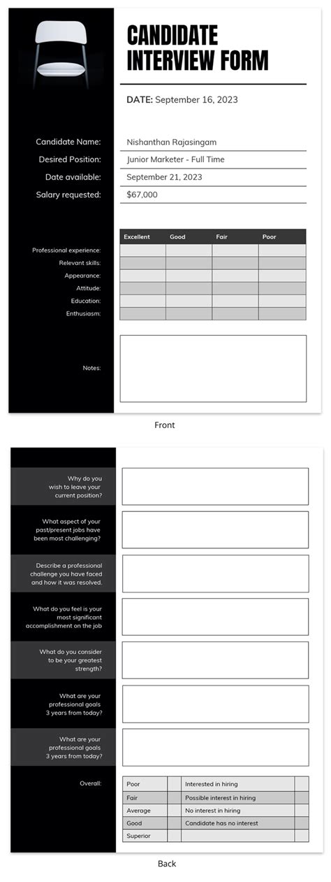 System Design Interview Template