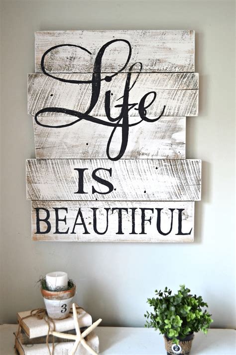 Breath-Taking Rustic Home Décor Signs from Wood Charm