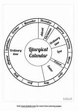 Free Catholic Church Calendar Coloring Page  Printables sketch template