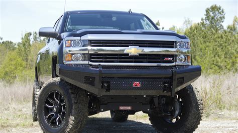 Black Steel Front Bumper | Fab Fours