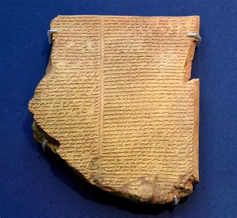 Flood Tablet of the Epic of Gilgamesh | Mesopotamia, Ancient ...