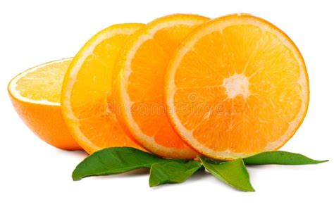 Orange Fruit Slice Isolated Stock Photo - Image of organic, juice: 64223222