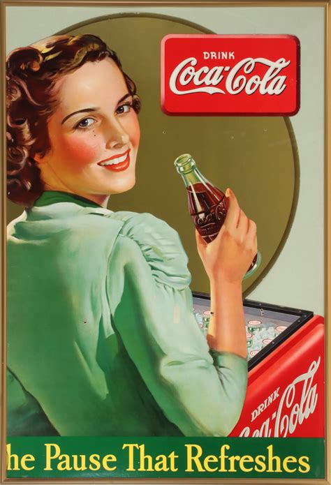 #190: RARE COCA-COLA DIE-CUT -AS FOUND | UNUSUAL 1920s POSTER