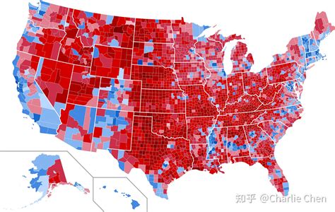 2020年美国总统大选各州各县原始票数差距 (第一部分) - 知乎