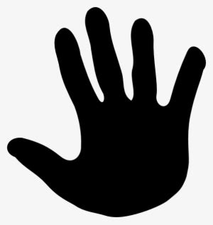 Black Handprint Clip Art - Right Hand Print PNG Image | Transparent PNG Free Download on SeekPNG