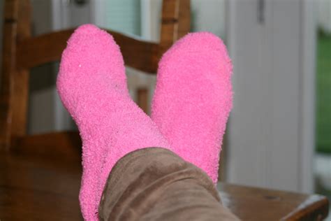 Maggie's Poetry Corner: Ode to Fuzzy Pink Socks