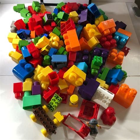 Lego | Other | Mix Lot 4 Piece Large Lego Ritvik Mega Bloks | Poshmark