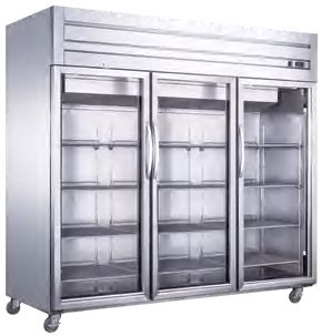 Top-Mounted Reach-In Refrigerator Glass Door – Easy Refrigeration Co