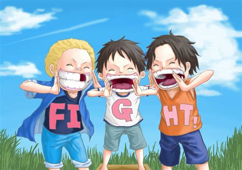 Kid Luffy Ace Sabo Wallpapers - Top Free Kid Luffy Ace Sabo Backgrounds - WallpaperAccess