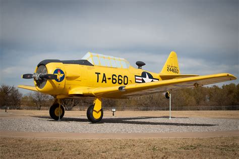 The mighty T-6 Texan, one of Vance AFB's greatest pilot trainers ...