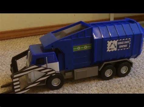 Blue Garbage Truck Toy