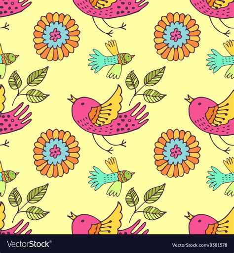 Background with birds Royalty Free Vector Image