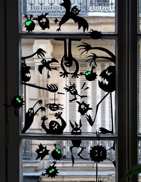 25 Scary DIY Halloween Window Silhouettes | HomeMydesign