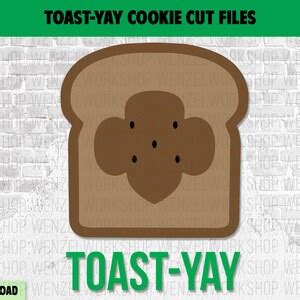 Girl Scout Toast Yay Cookie SVG / Cut File for Cricut or Silhouette ...