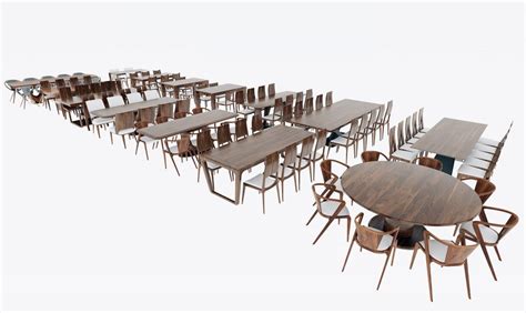 4387 Dining Table And Chair Sketchup Model By DatHouzz