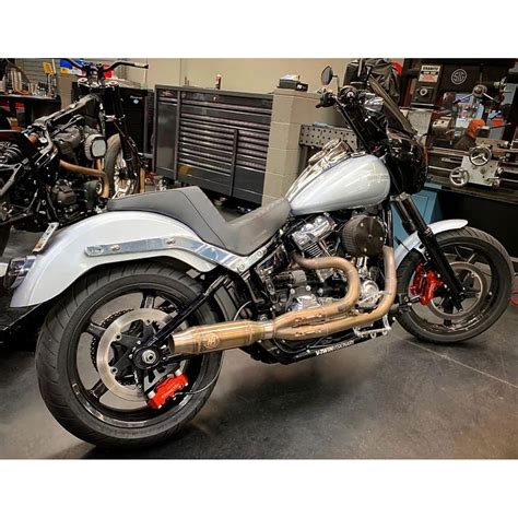 Bassani Road Rage 2-1 Exhaust for 2018-2022 Harley Softail - Black Chrome - 1S72M - Get Lowered ...