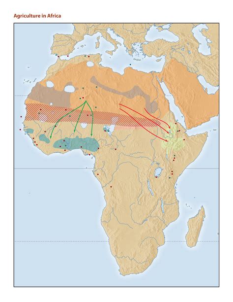 Ch01map07-worksheet - This is a map from History class - Agriculture in Africa Agriculture in ...