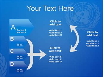 United Nations - UN Flag PowerPoint Template & Backgrounds ID ...